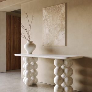 Pebble Stone Console Table